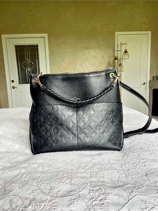 Louis Vuitton Handbags - Black Louis Vuitton Maida Hobo Monogram Crossbody Bag
